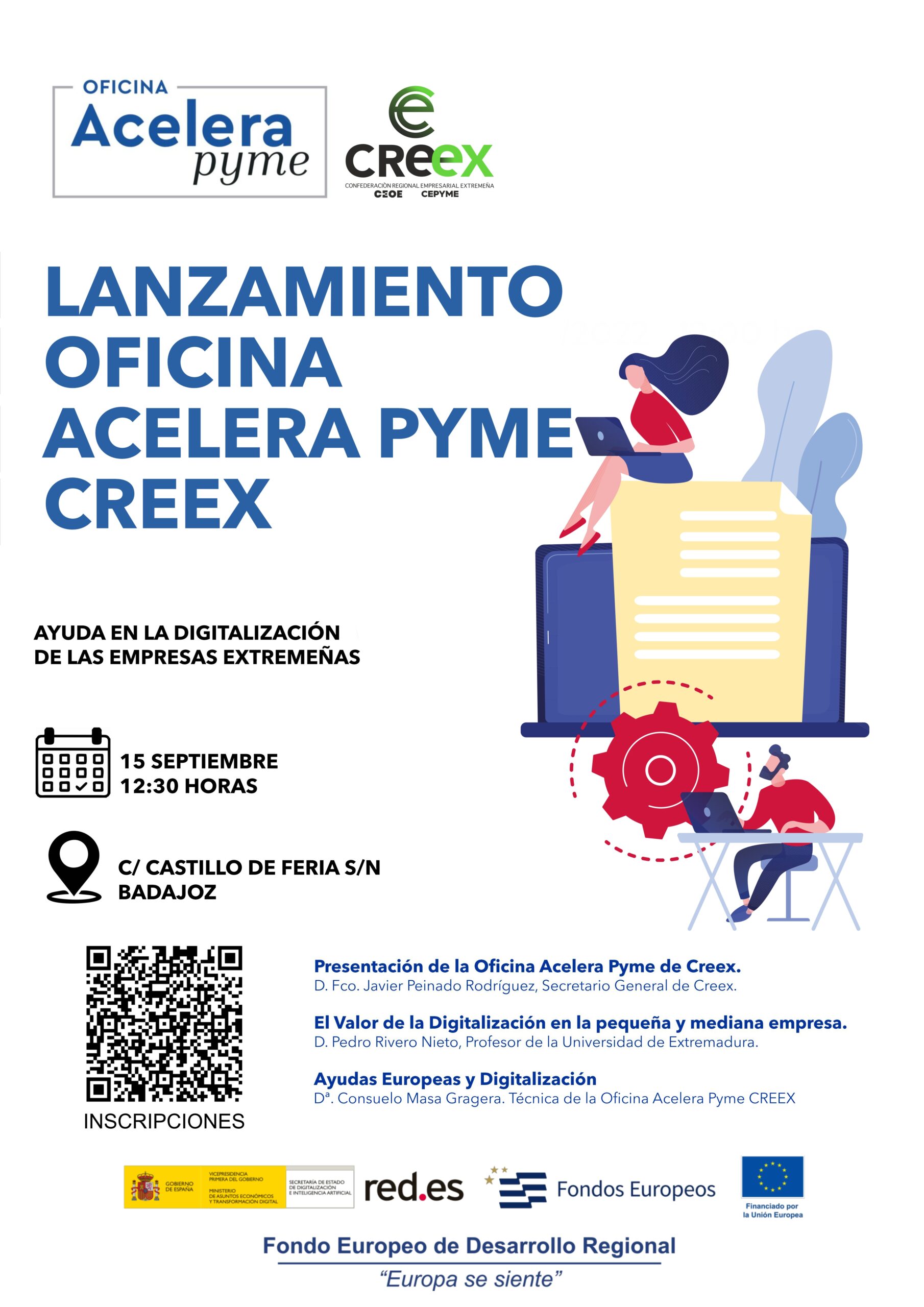 CREEX presentará su red de oficinas Acelera Pyme el próximo viernes, día 15