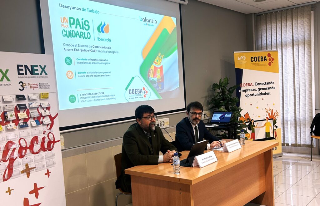 COEBA pondrá en marcha un gabinete para asesorar a empresas y autónomos sobre cómo obtener ingresos a partir de los Certificados de Ahorro Energético