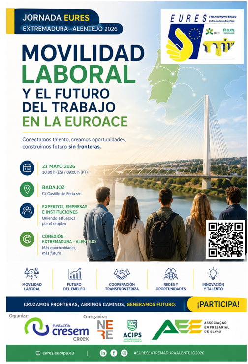 La Fundación CRESEM organiza el 21 de mayo una jornada sobre la movilidad laboral y el futuro del trabajo en la Euroace