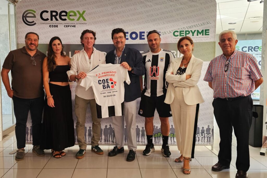COEBA y el Club Deportivo Badajoz acuerdan abrir vías de cooperación empresarial y deportiva